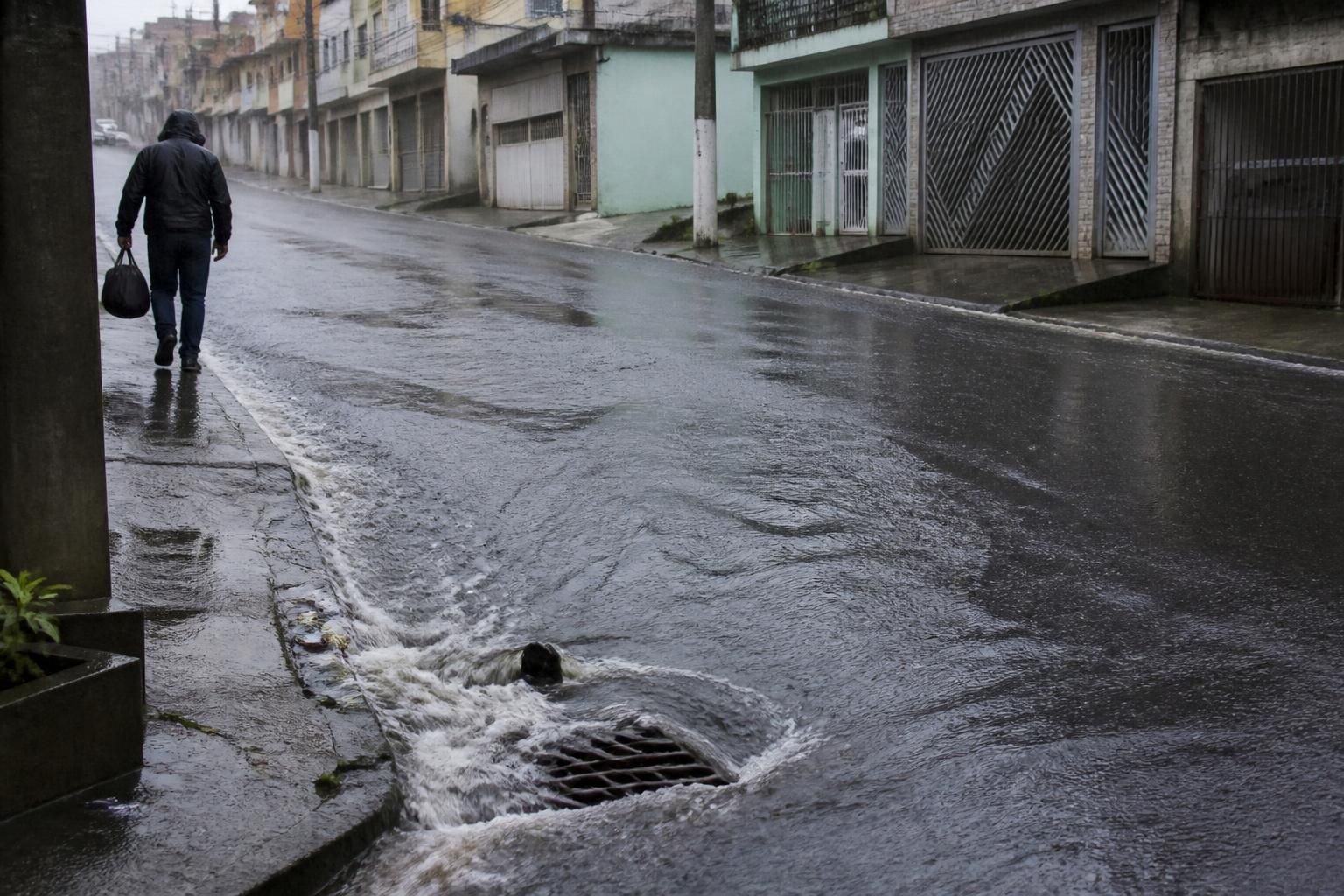 Como as chuvas afetam os encanamentos em Cidade Tiradentes